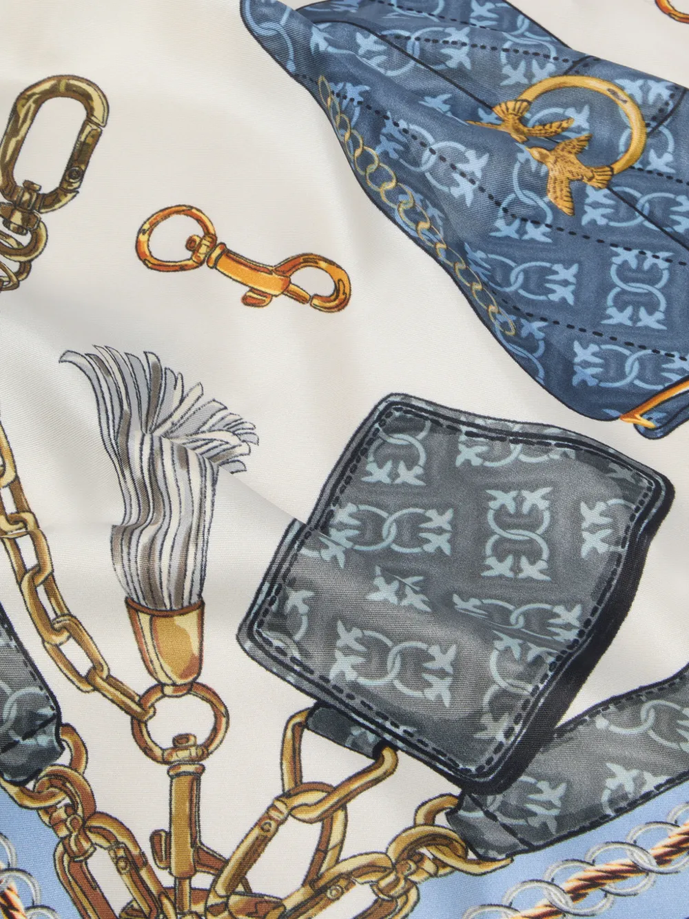 PINKO Sjaal met print Beige