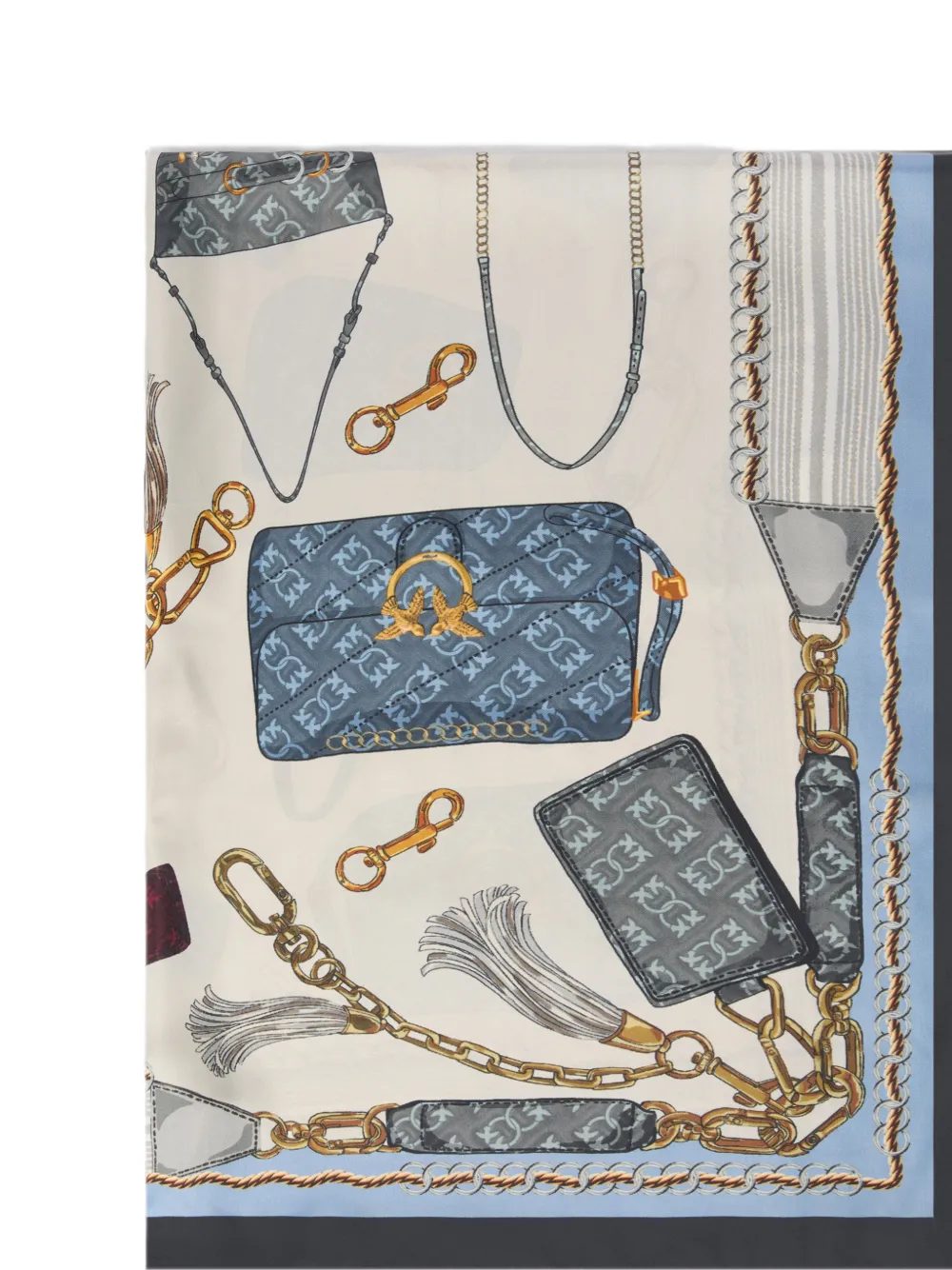 PINKO Sjaal met print Beige