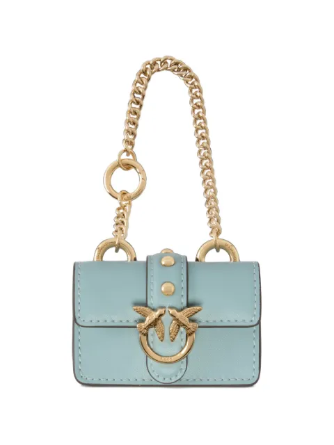 PINKO nano Love Bag One in leather charm