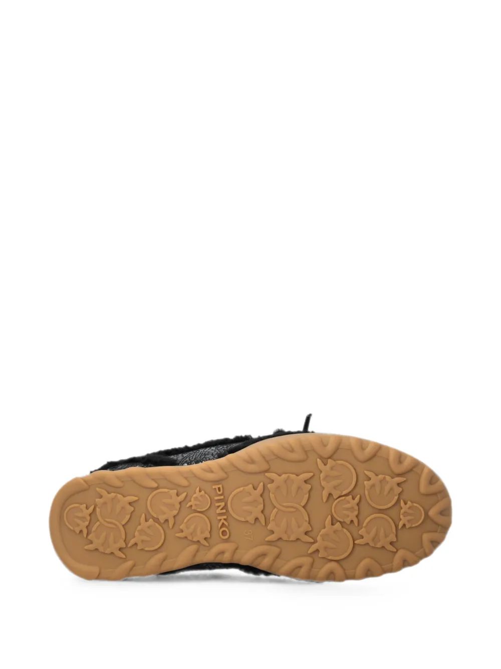 PINKO Sneakers met lammy afwerking en gebarsten effect Zwart