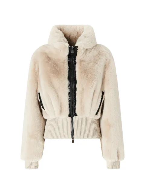 PINKO chaqueta con ribete de canalé