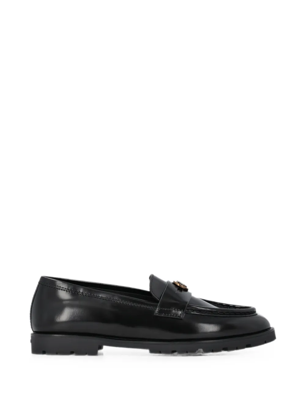 PINKO Mocassini con placca Love Birds - Nero