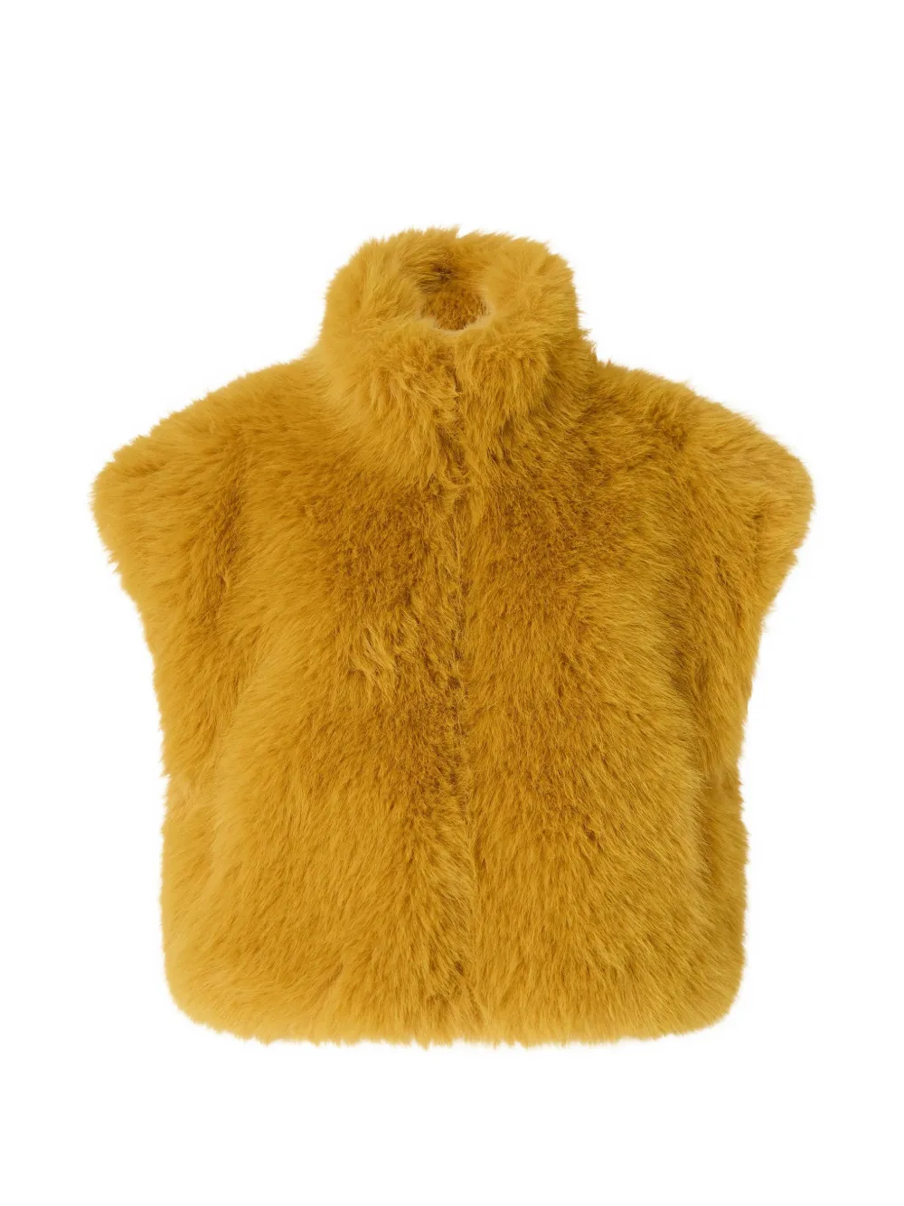 PINKO Gilet met hoge hals Geel