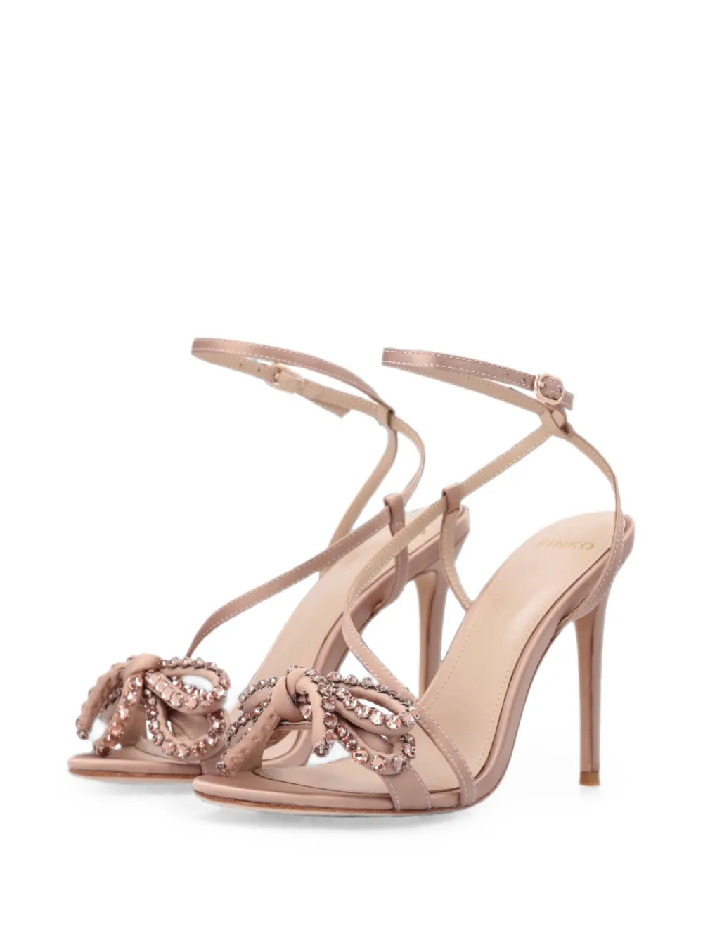 PINKO Sandalen verfraaid met kristal Roze