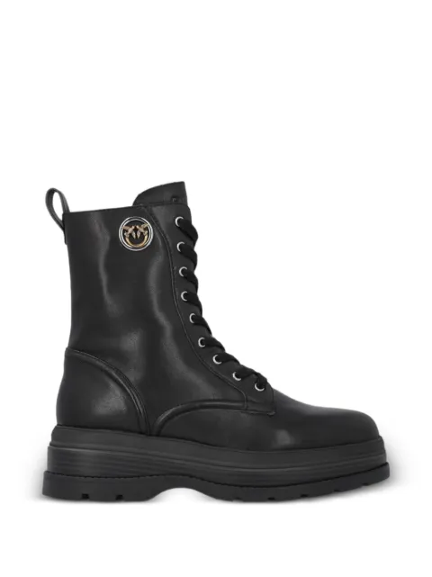 PINKO Love Birds lace-up boots