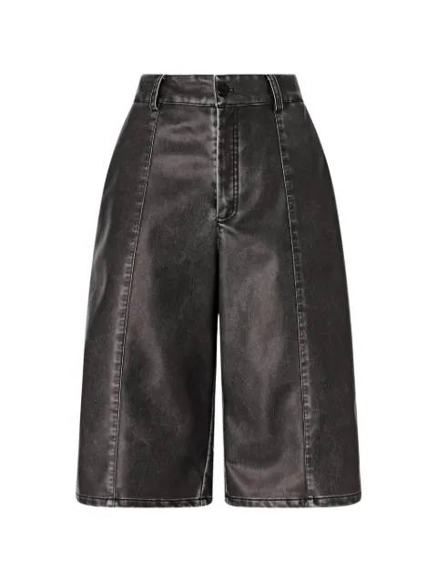 PINKO short à effet délavé