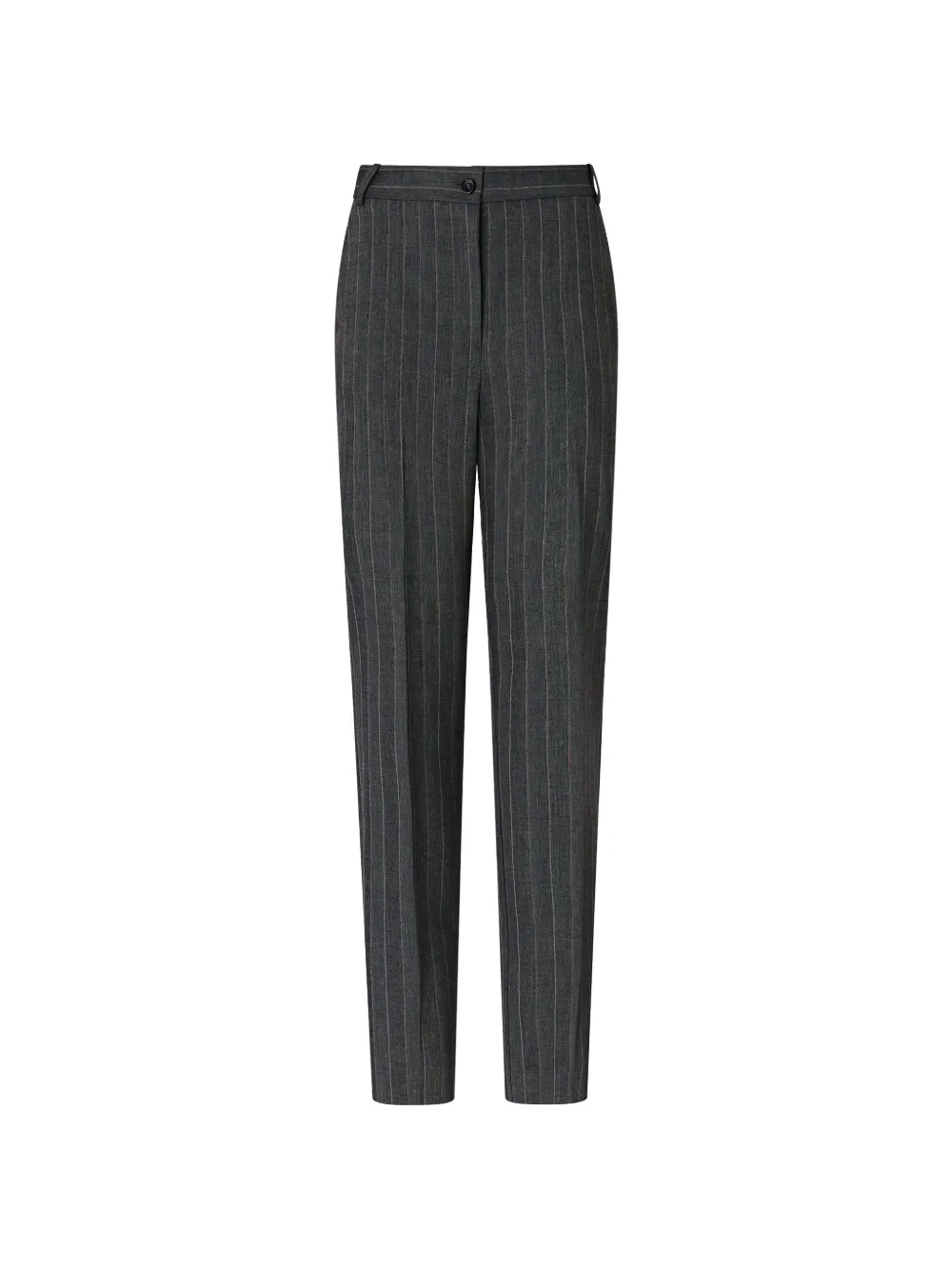 PINKO pinstripe-pattern tailored trousers - Grigio