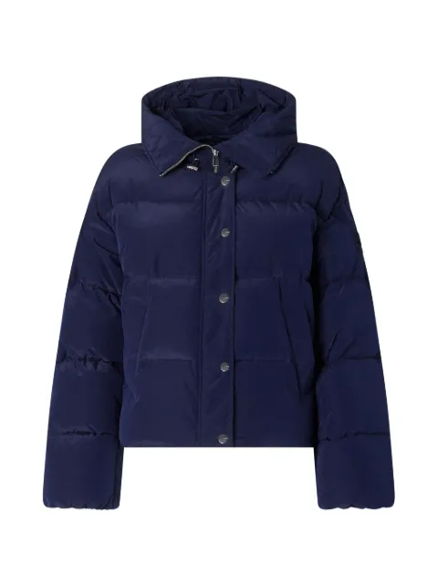 PINKO Impasto down jacket in water-repellent technical canvas