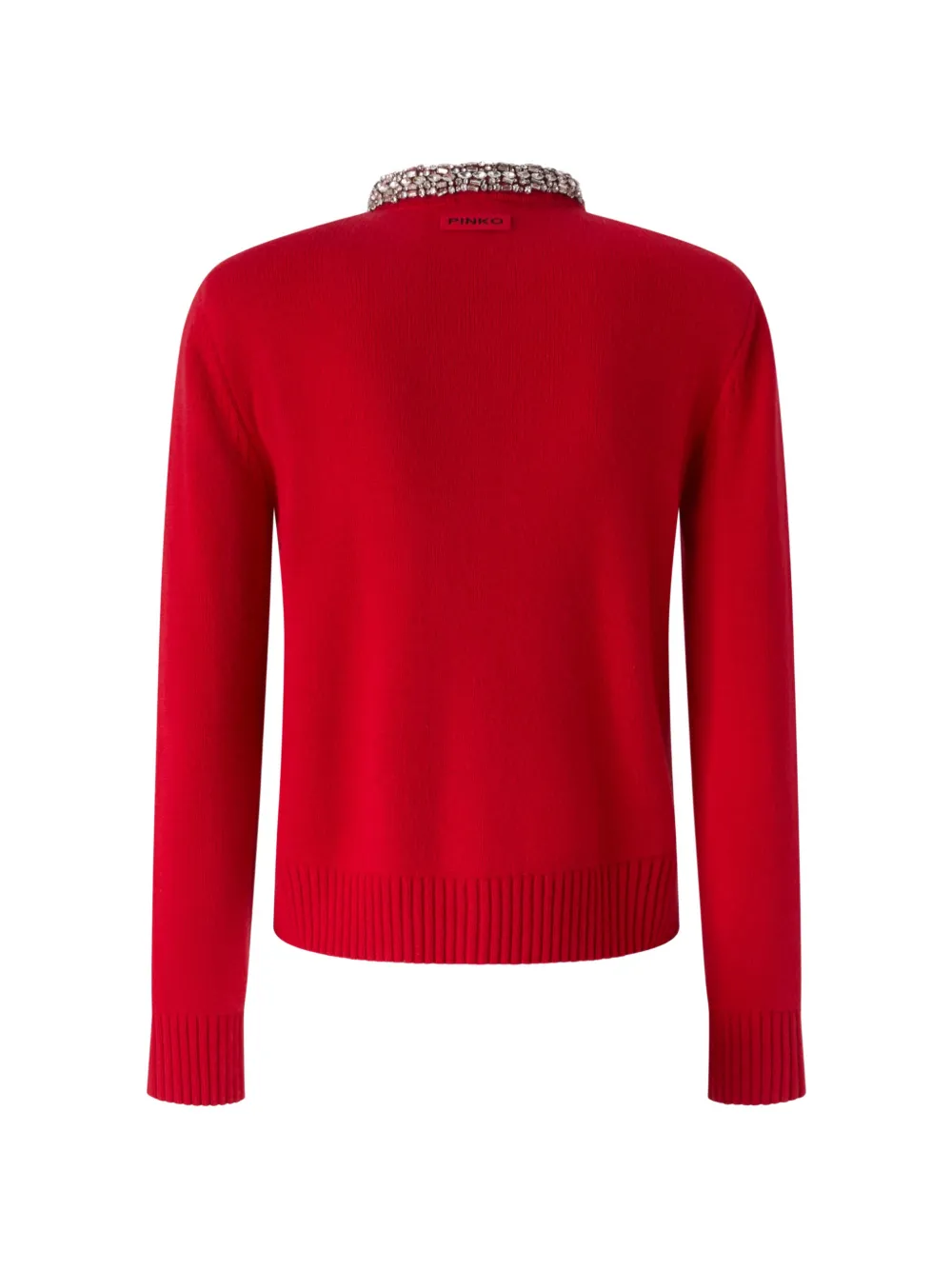 PINKO Vest met verfraaide kraag Rood