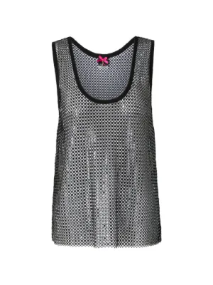 Love Moschino ハートプリント トップ | グレー | FARFETCH JP