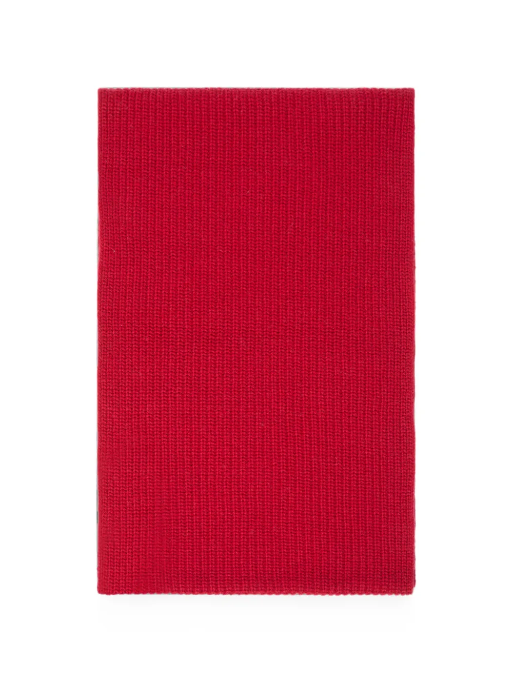 PINKO Ribgebreide sjaal Rood