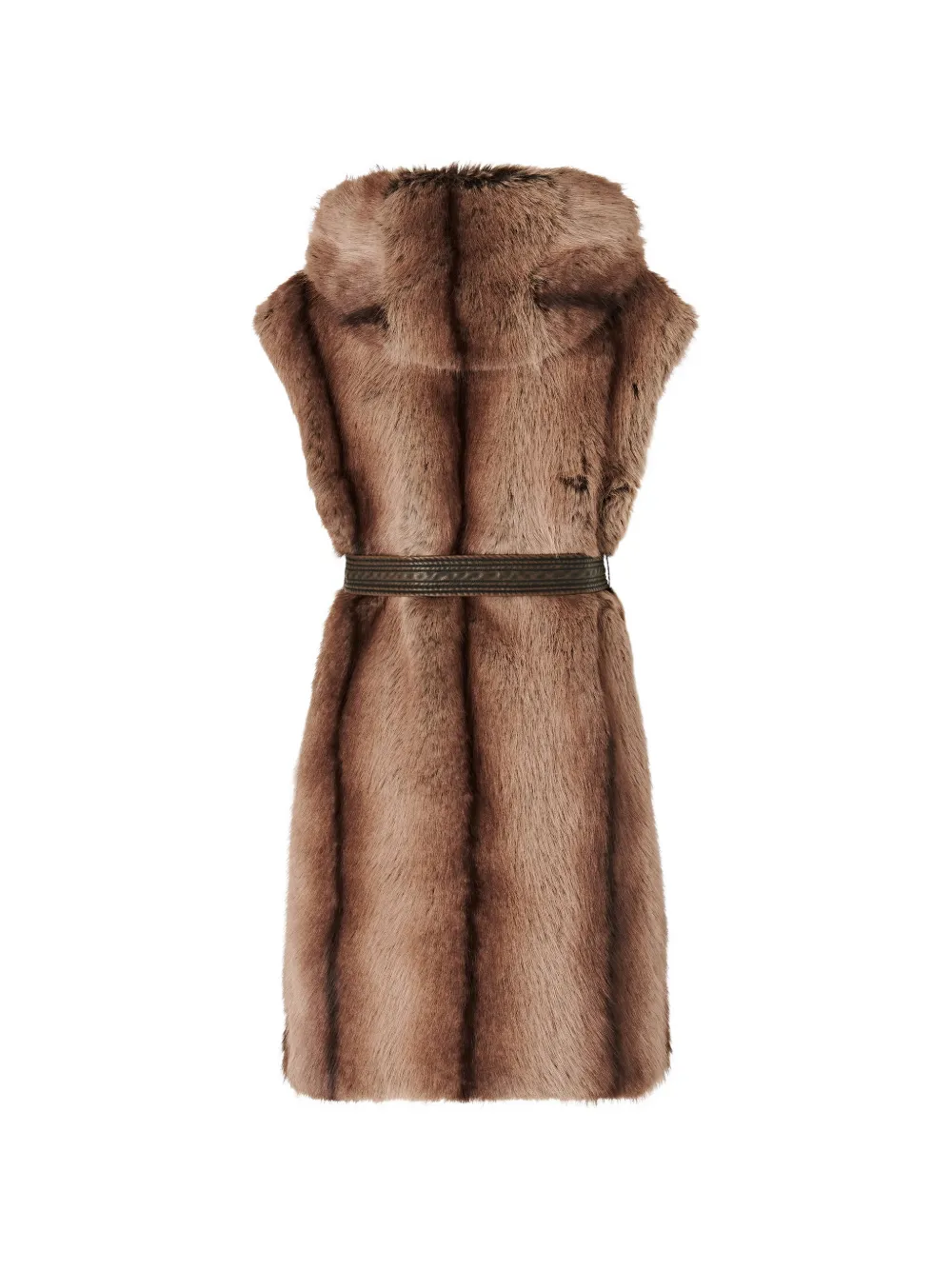 PINKO Jas van imitatiebont Bruin