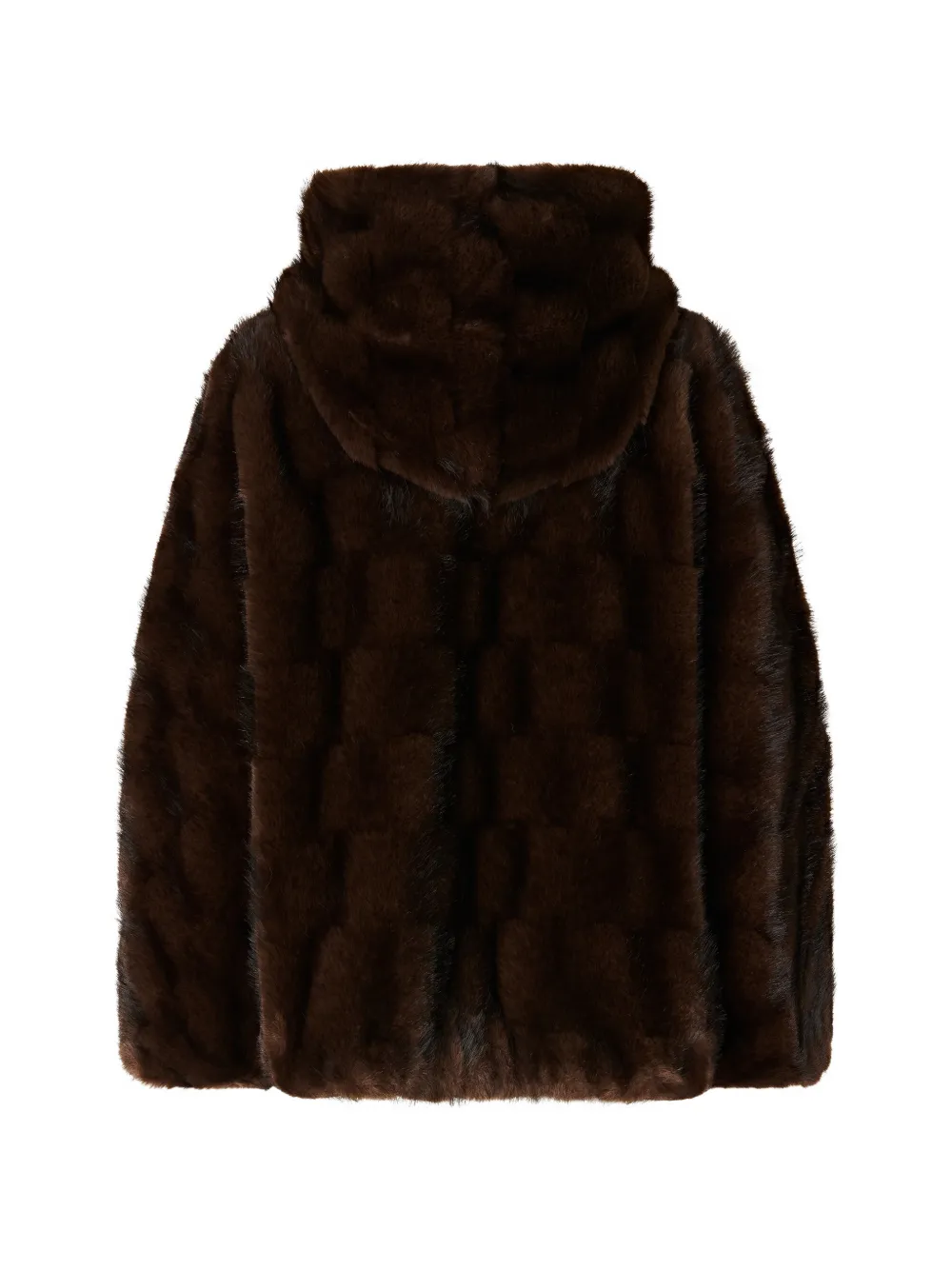 PINKO Jas van imitatiebont Bruin