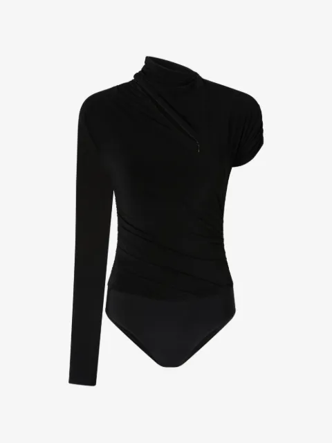 PINKO bodysuit with asymmetric sleeves