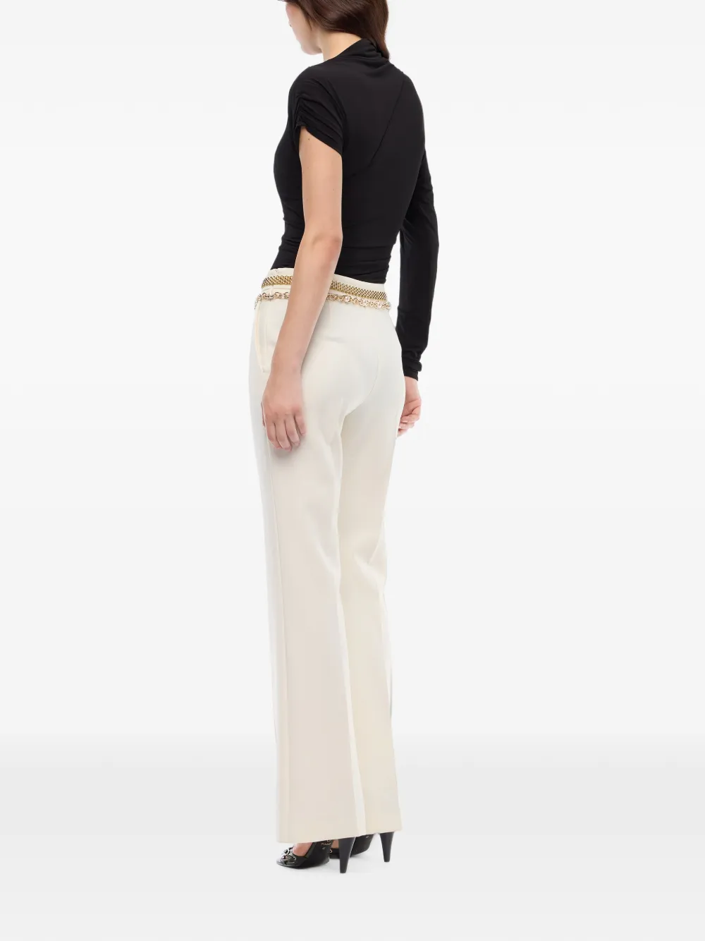 PINKO Body met asymmetrische mouwen Zwart