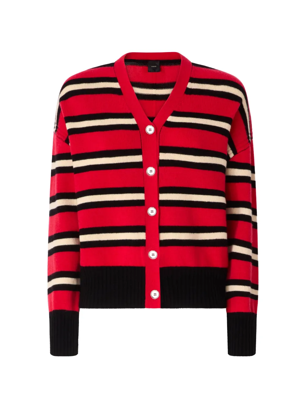 PINKO Cardigan con scollo a V - Rosso