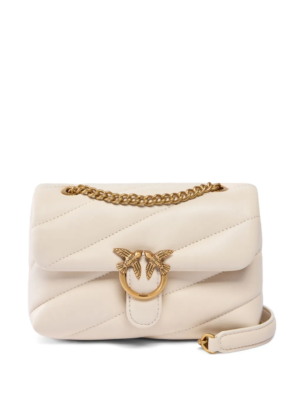 PINKO Baby Love bag puff maxi quilt new buckle shoulder bag