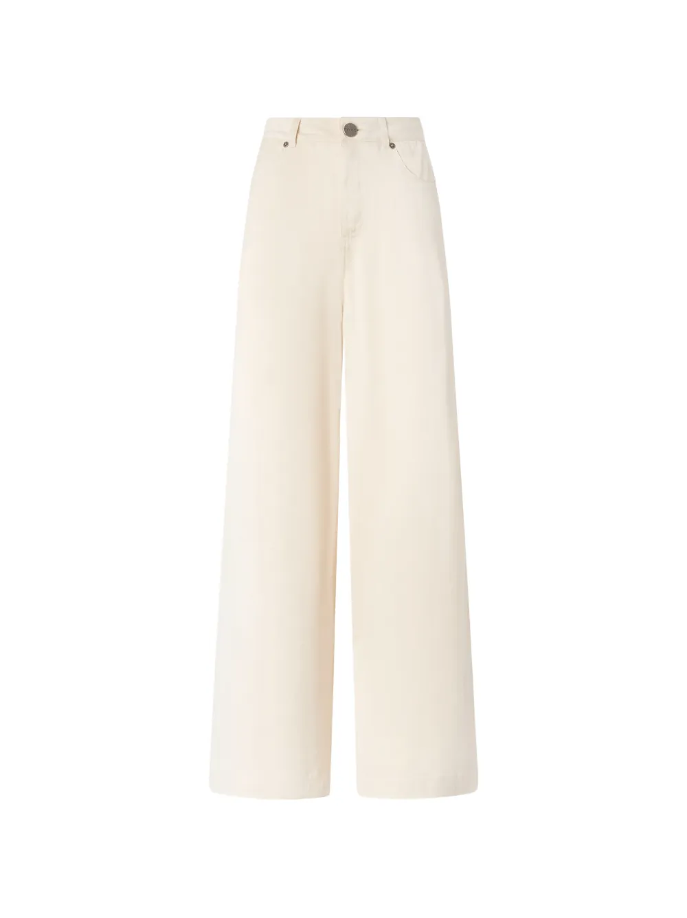 PINKO palazzo trousers in peachskin-feel twill - Toni neutri