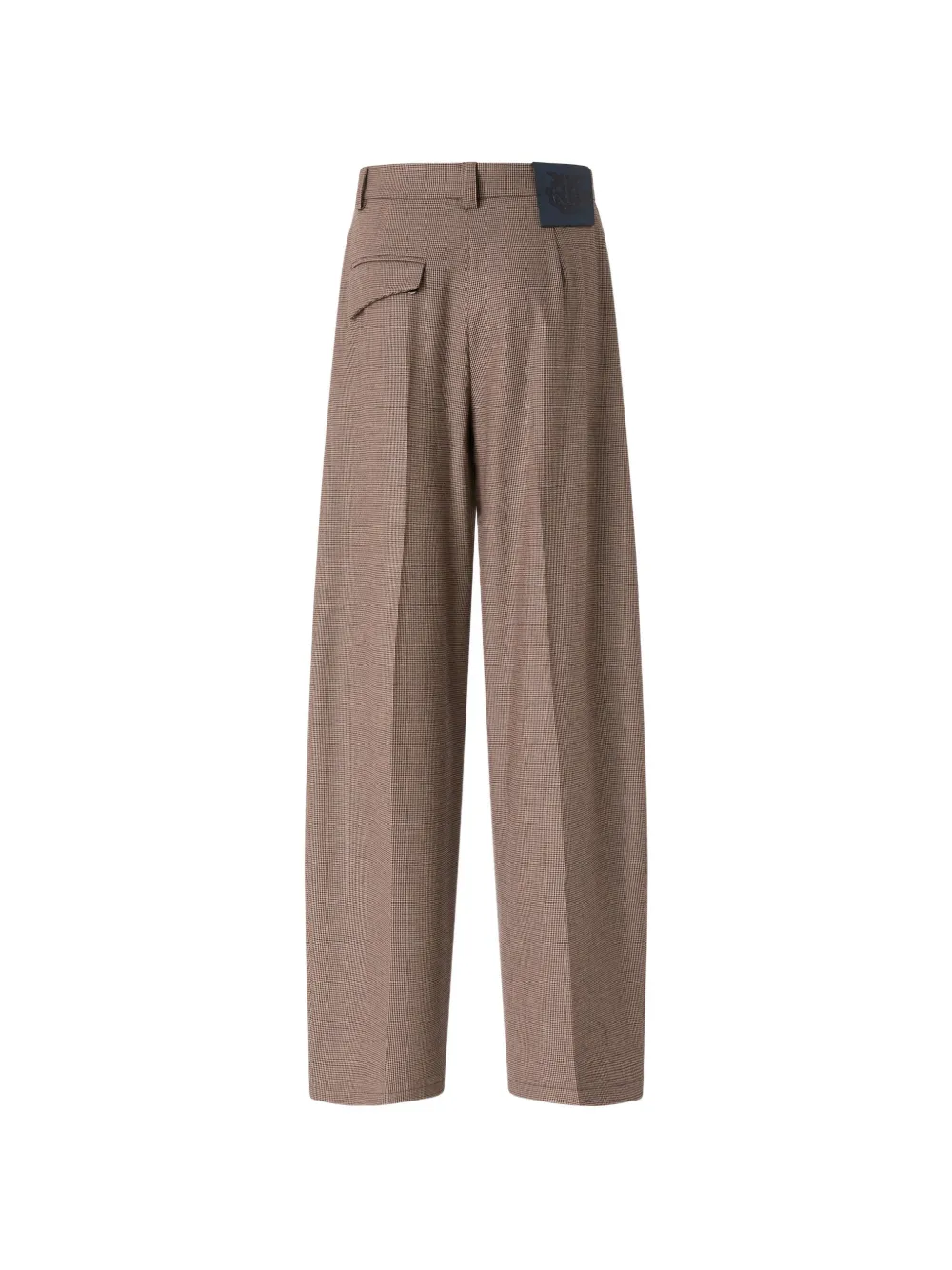 PINKO Geruite broek Bruin