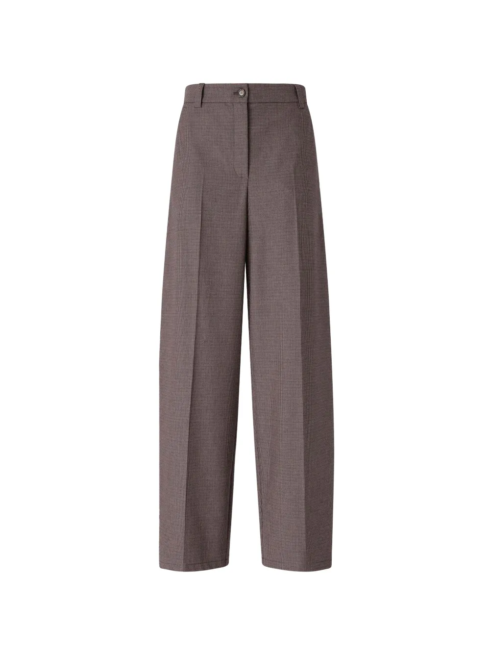 PINKO Pantaloni ampi a quadri - Marrone