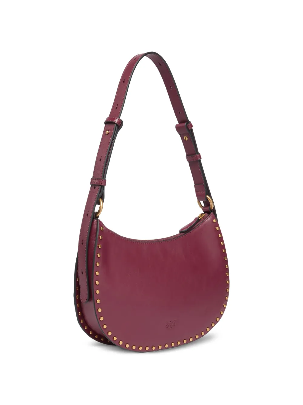 PINKO Love Birds schoudertas verfraaid met studs Rood