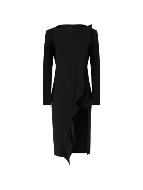 PINKO ruffled open-back dress