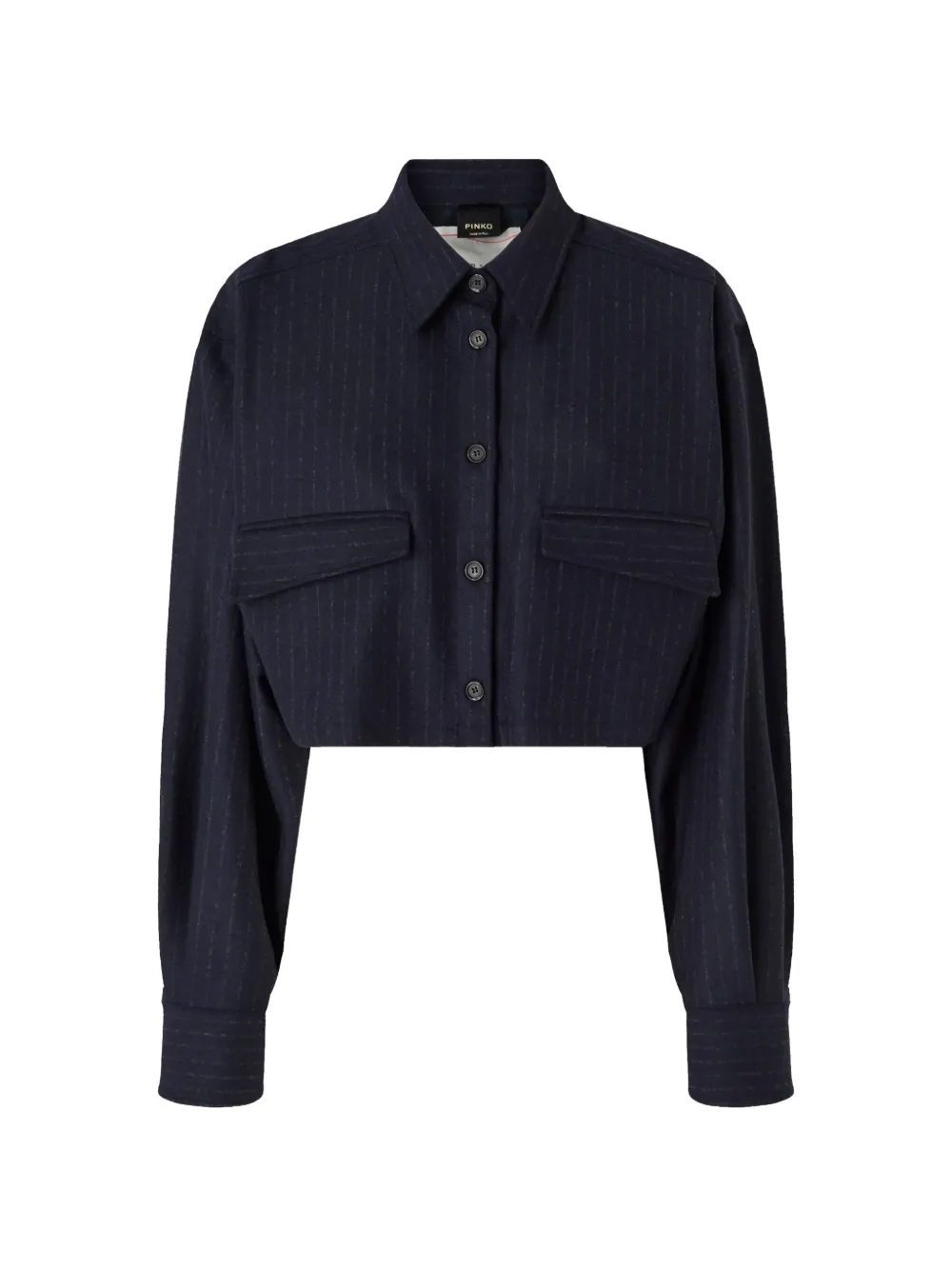 PINKO Blouse met krijtstreep Blauw