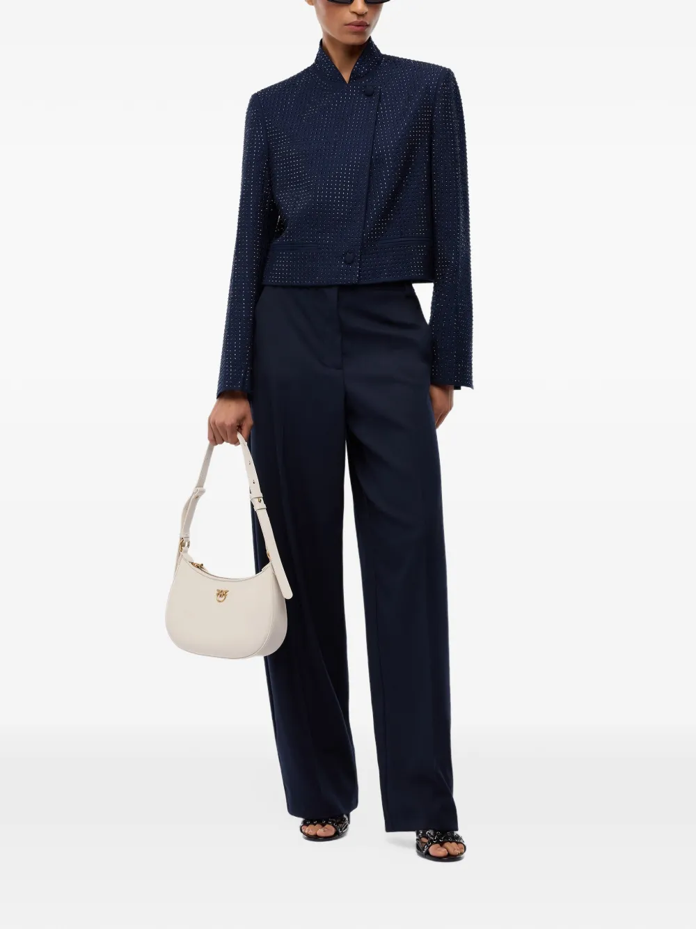 PINKO Jack verfraaid met stras Blauw