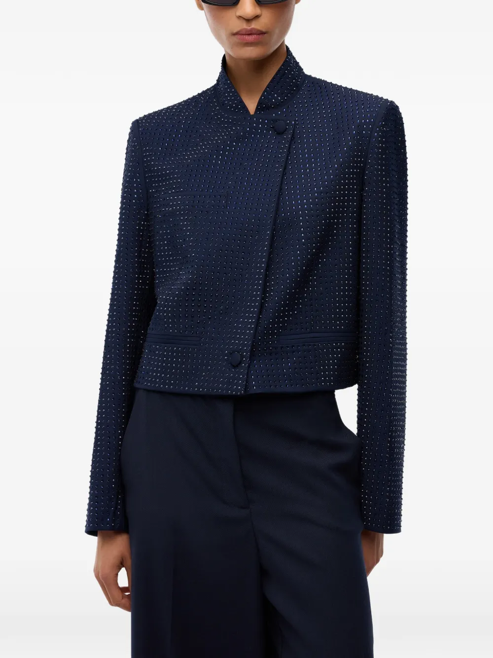 PINKO Jack verfraaid met stras Blauw