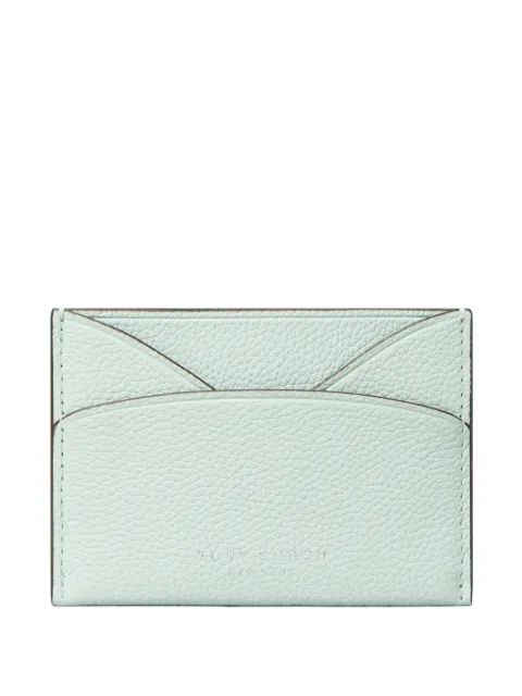 Tory Burch Romy grained-leather card holder