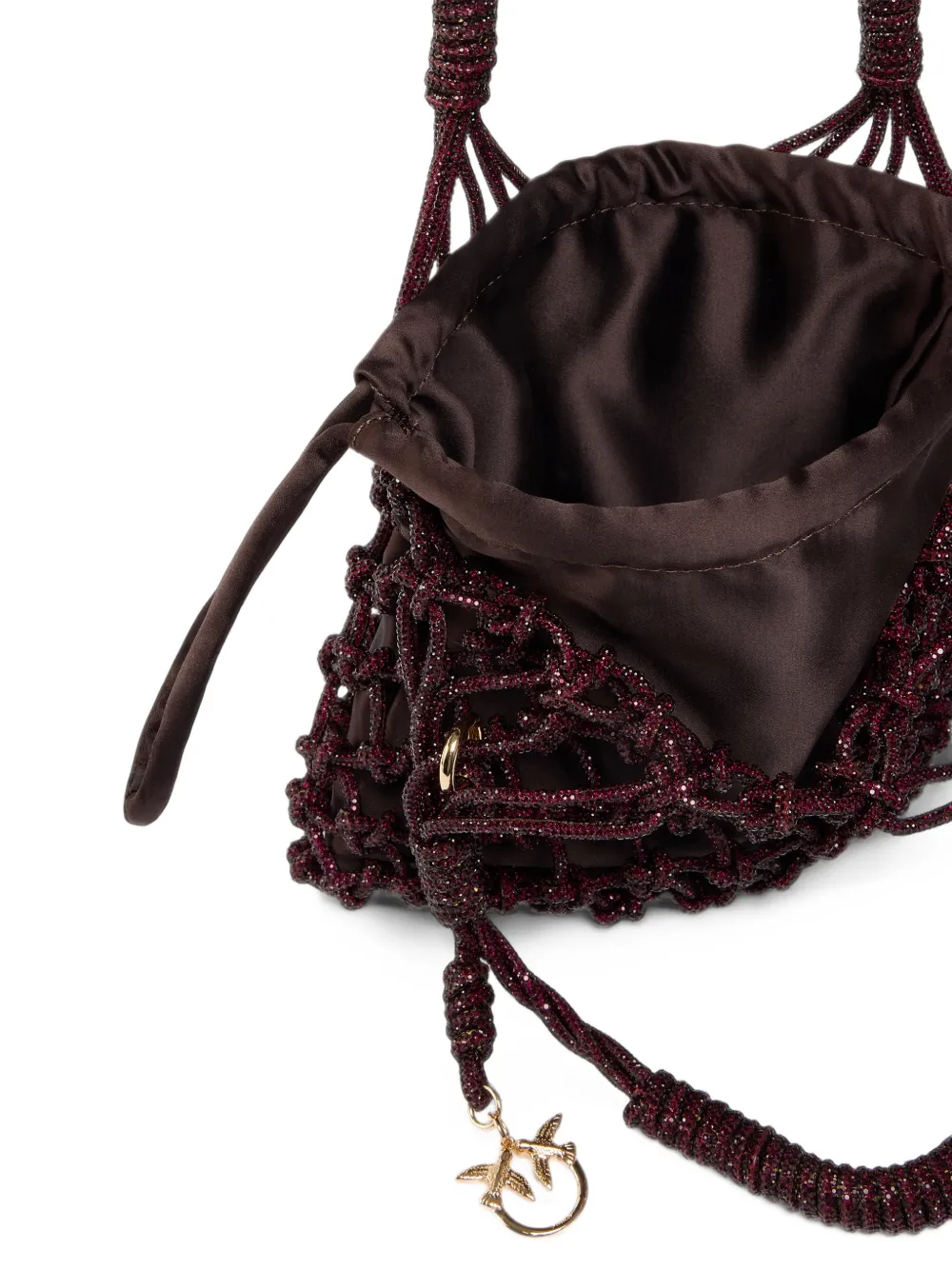 PINKO small Love Birds shoulder bag Rood