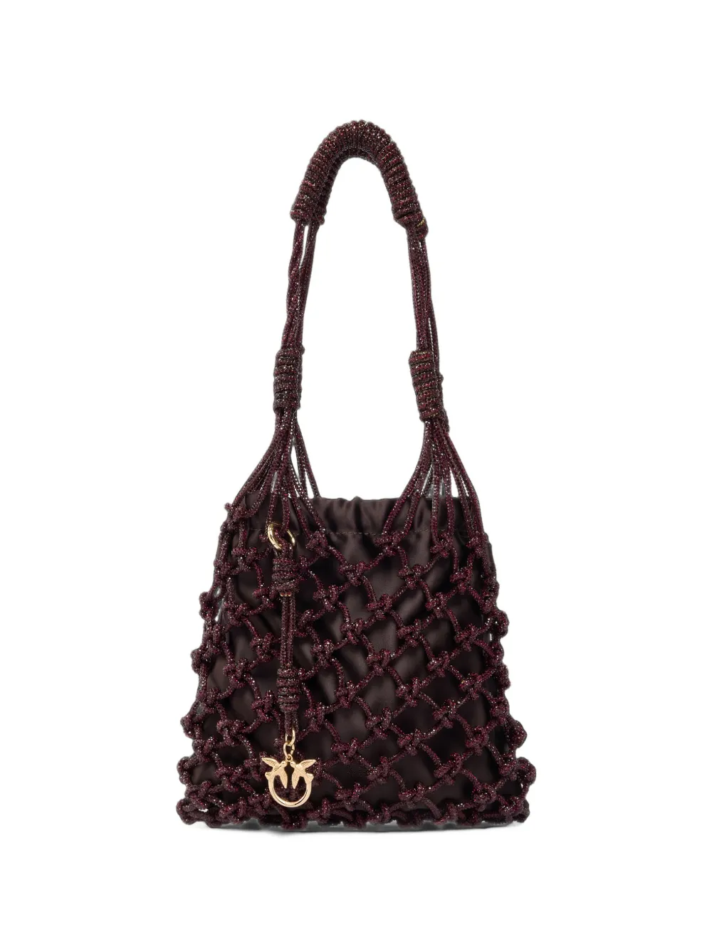 PINKO small Love Birds shoulder bag - Red