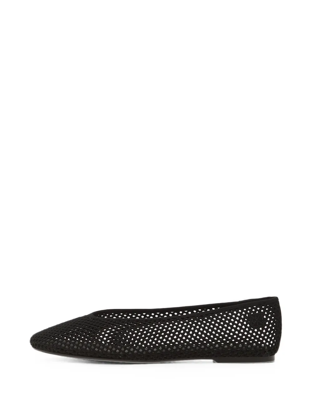 Calvin Klein Liliana mesh-knit ballet flats - Nero