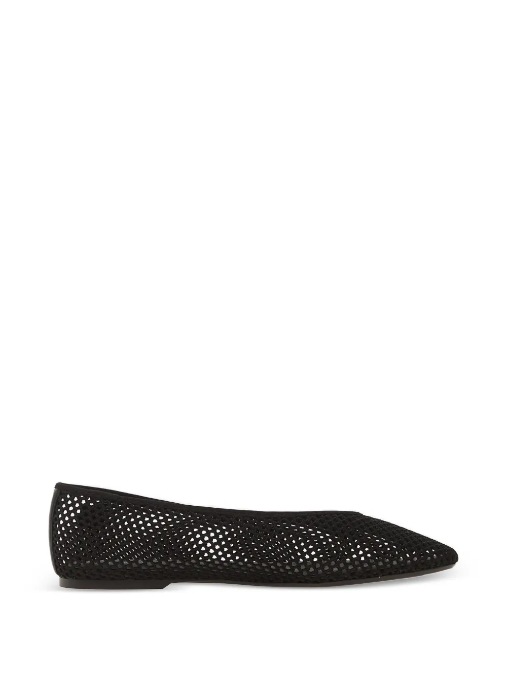 Calvin Klein Liliana mesh-knit ballet flats Zwart