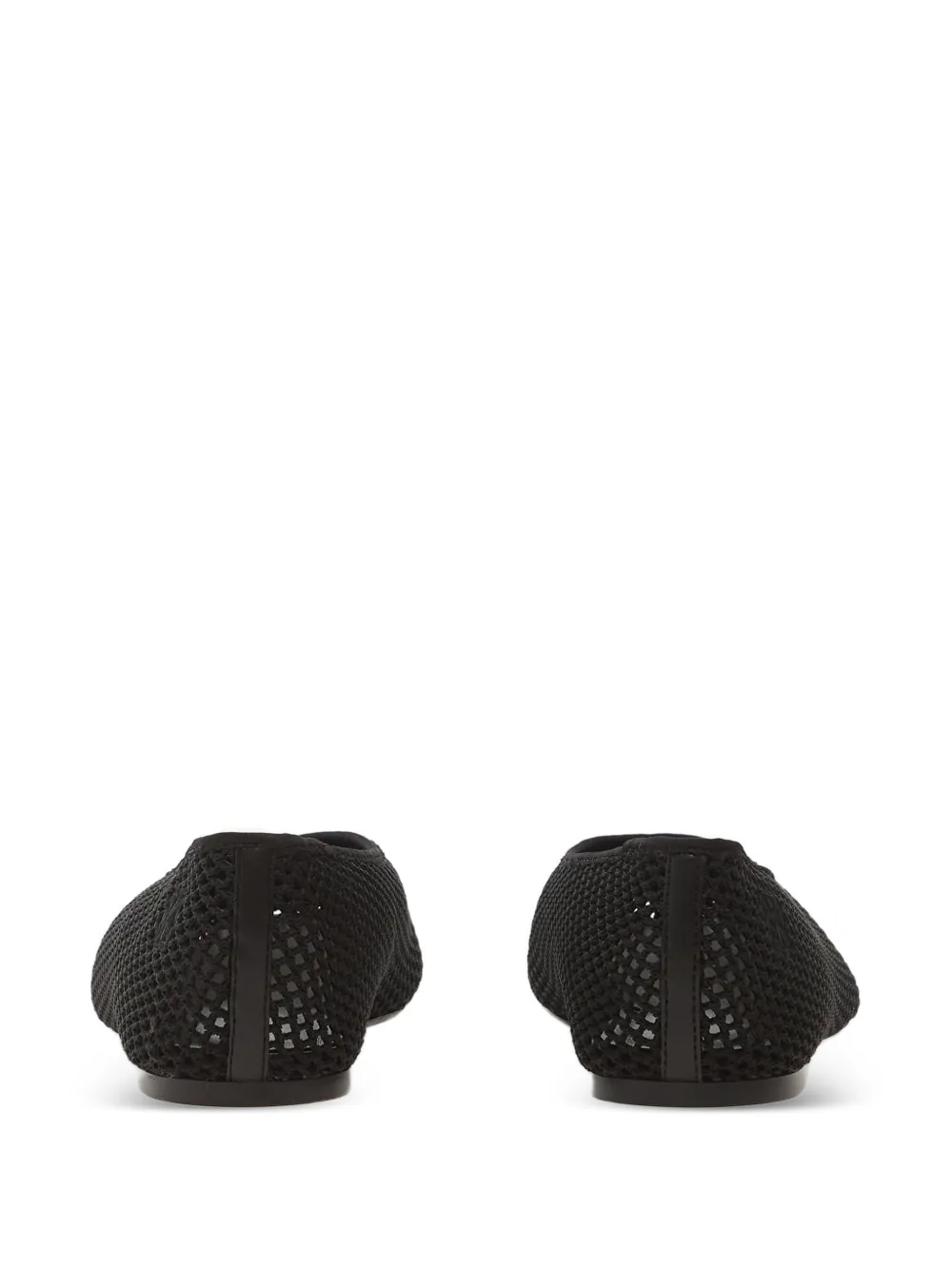 Calvin Klein Liliana mesh-knit ballet flats Zwart