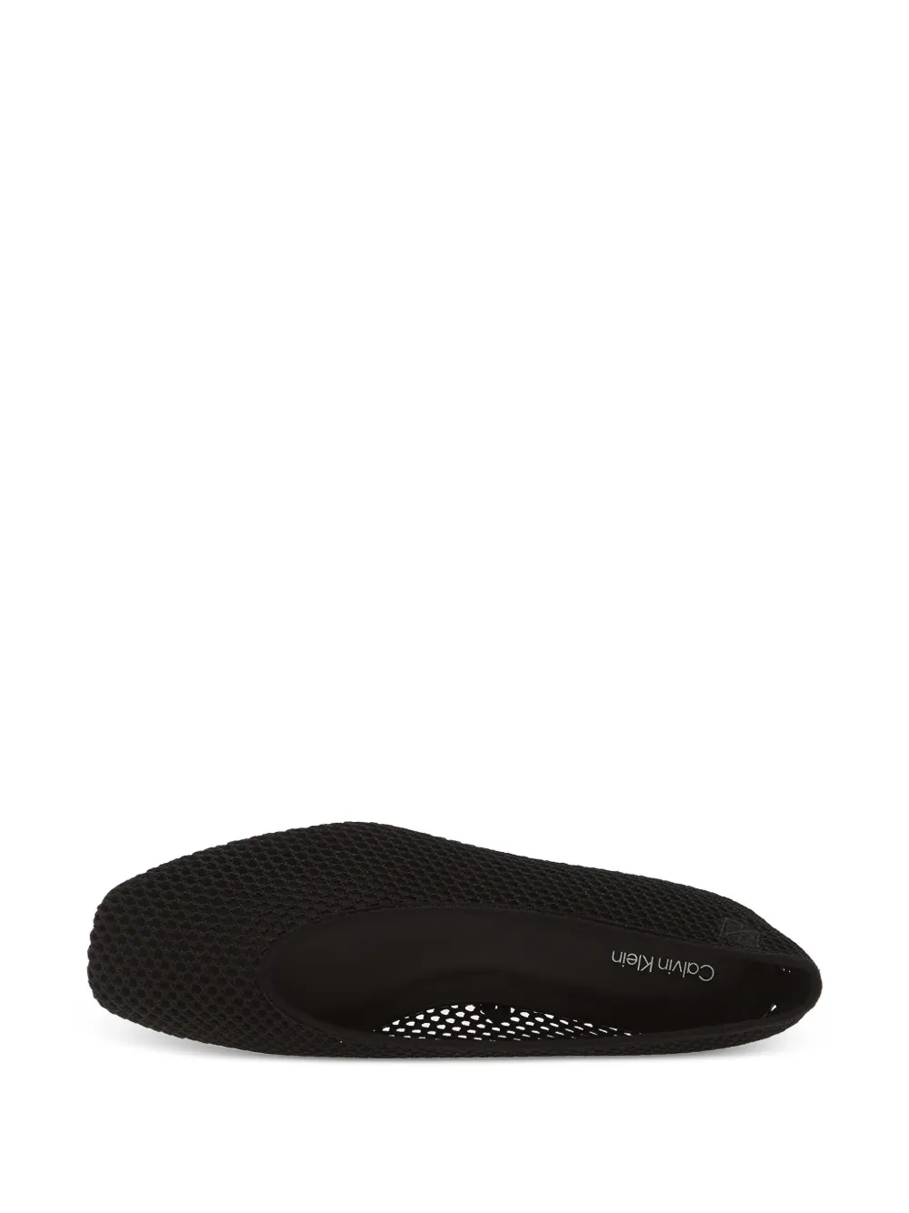 Calvin Klein Liliana mesh-knit ballet flats Zwart