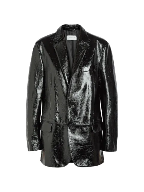 ARMARIUM Noah glossed leather jacket