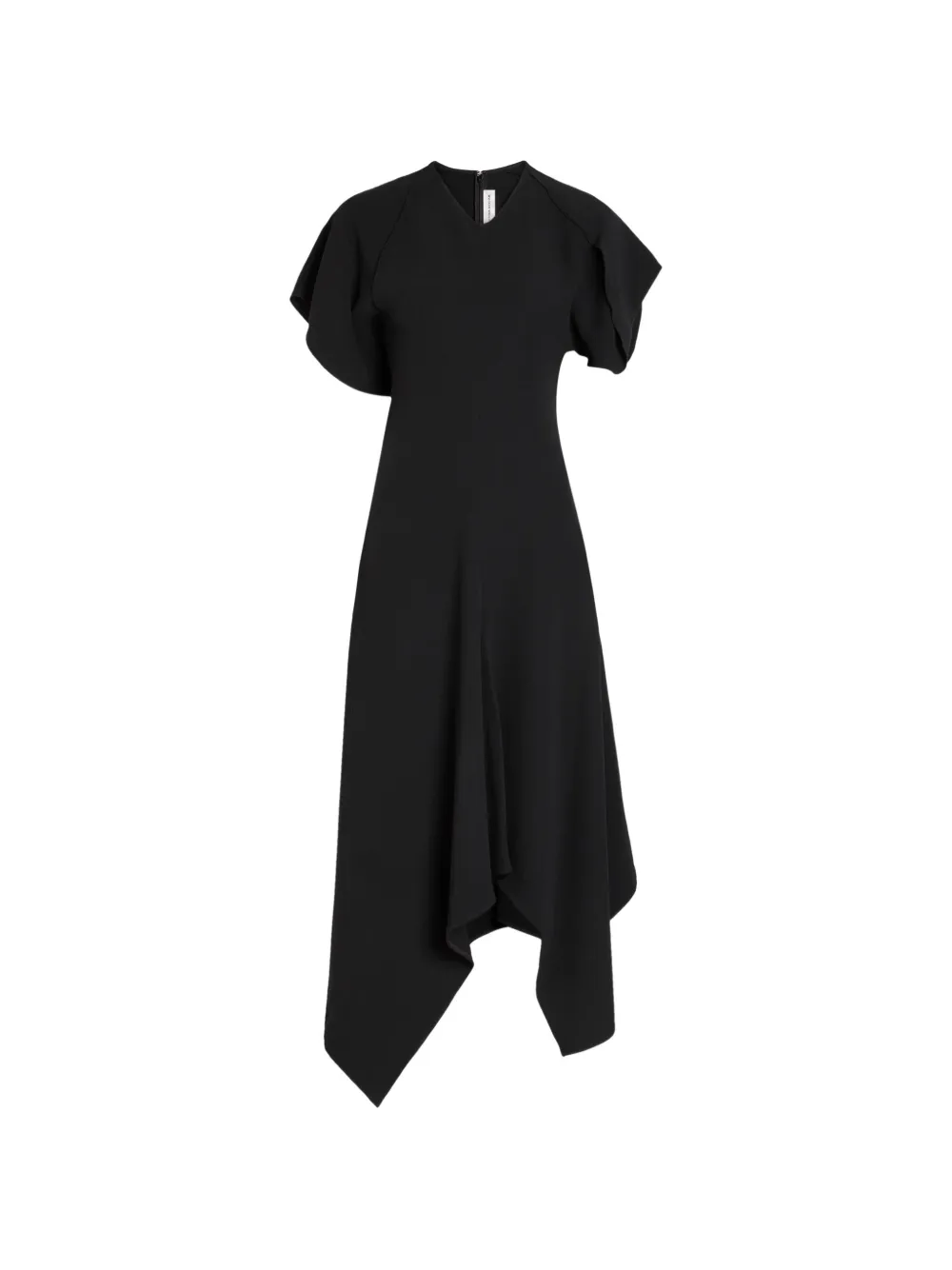 Victoria Beckham panelled asymmetric dress - Nero