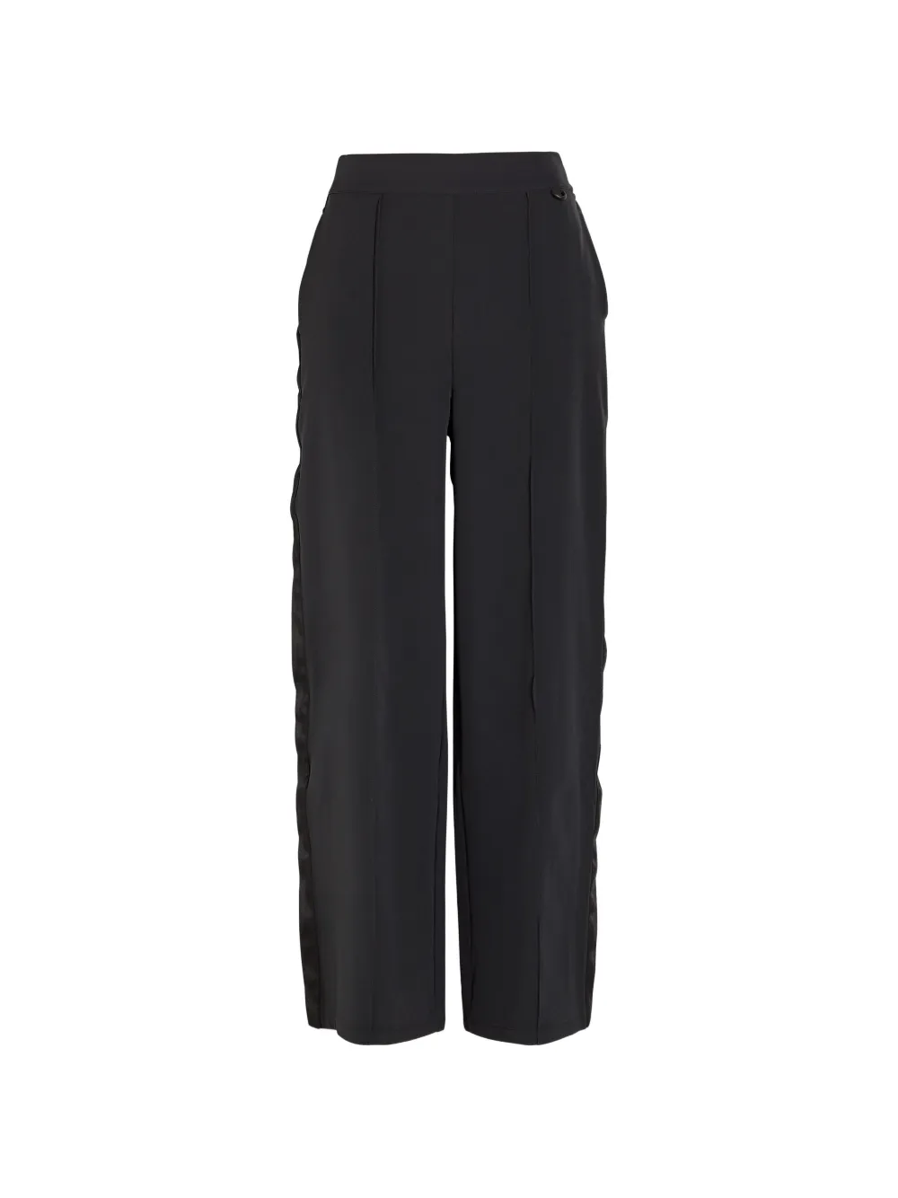 Nike side-stripe pleated trousers - Schwarz