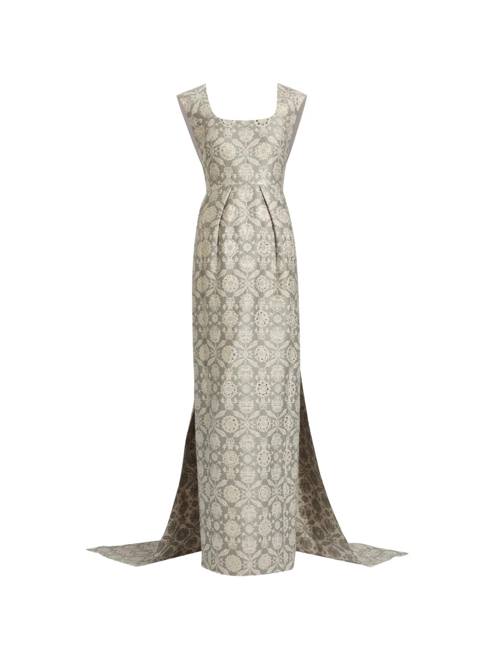 Huishan Zhang pleated maxi dress - Grey