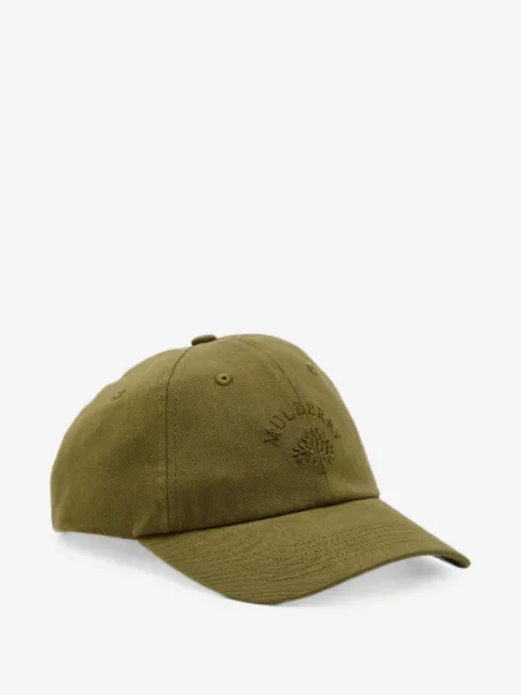 Mulberry embroidered-logo cap