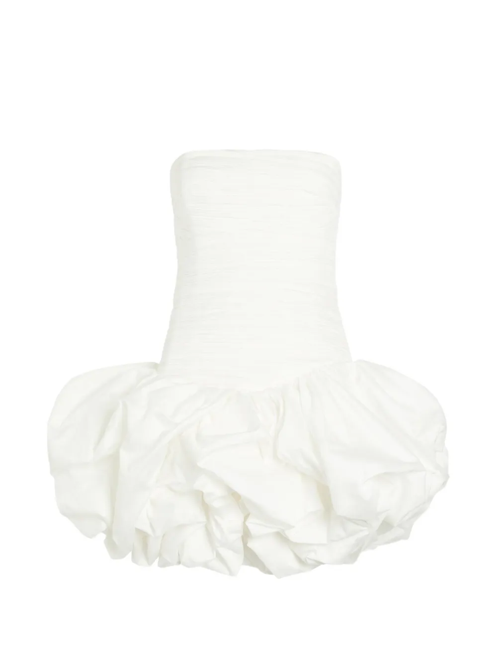 Aje Violette Bubble ruched-bodice mini dress - Bianco