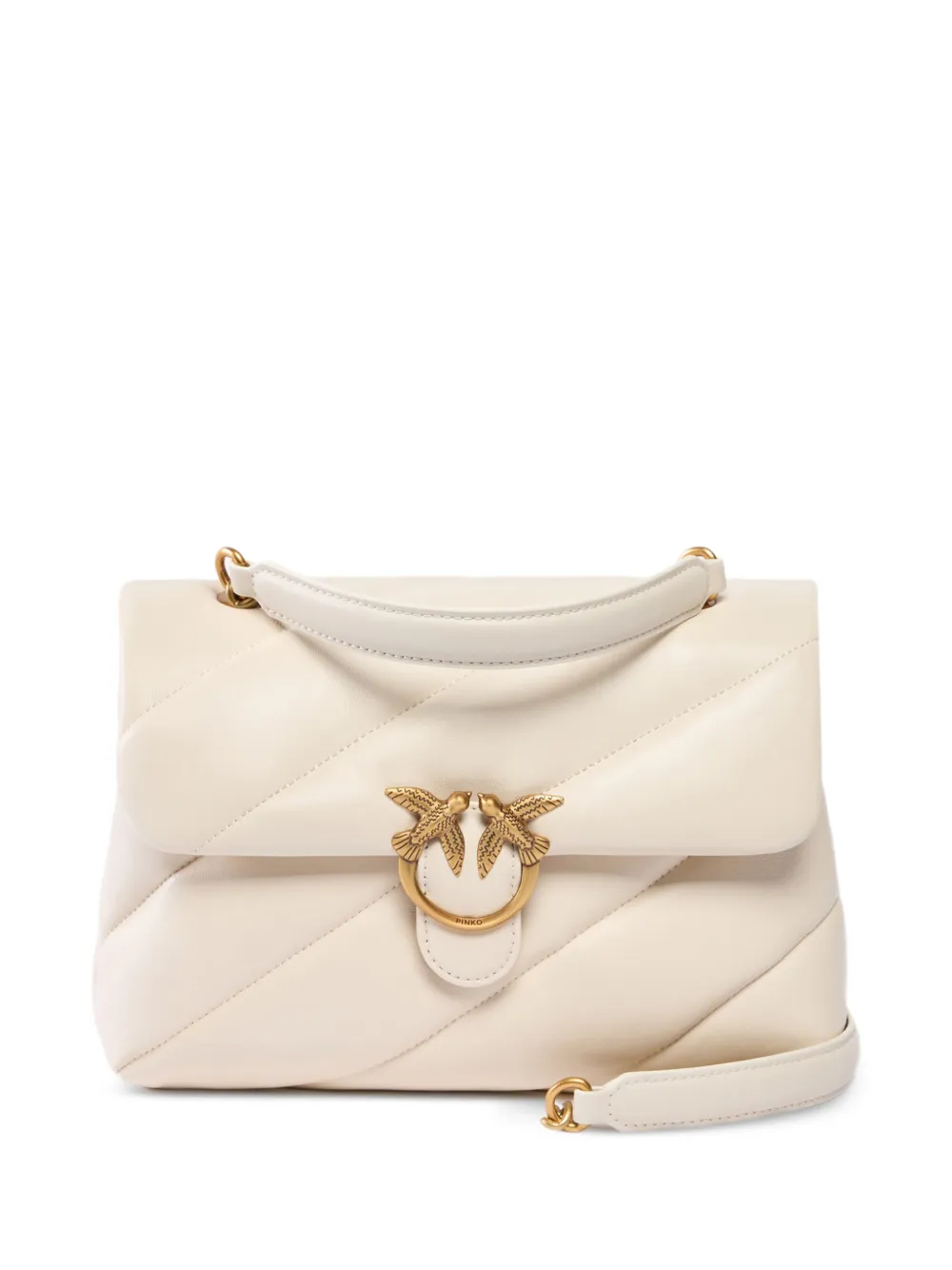 PINKO Medium Love bag puff maxi quilt new buckle shoulder bag