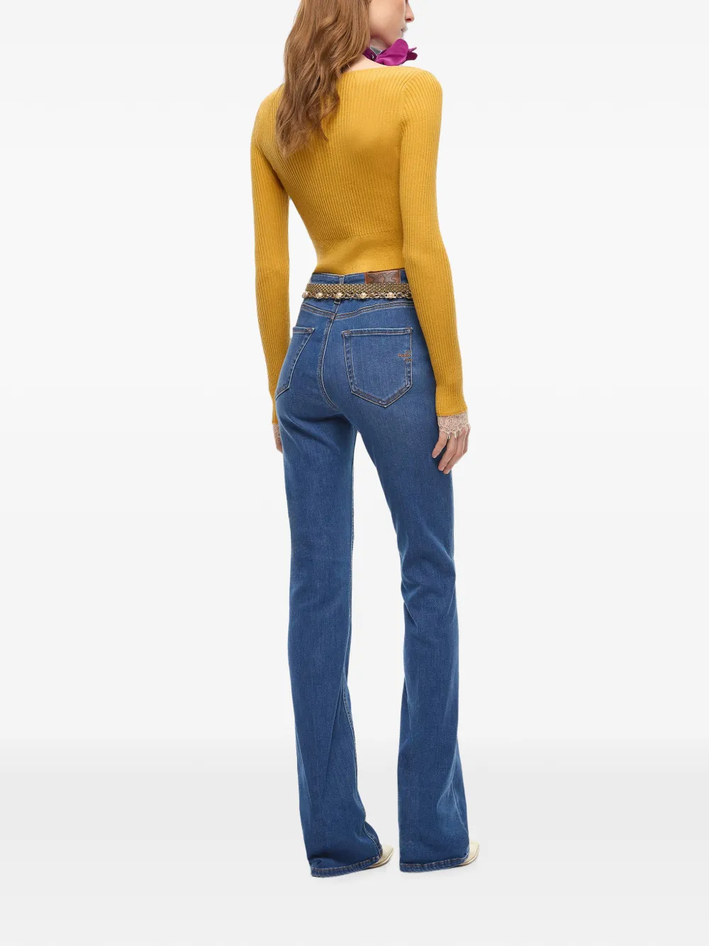 PINKO Flared jeans Blauw