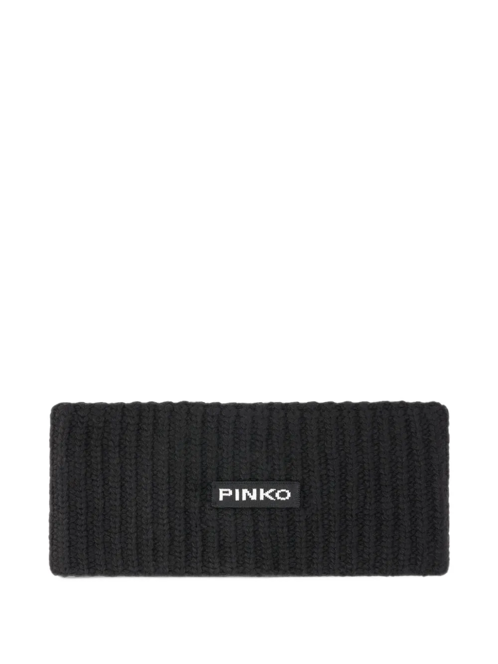 PINKO Felce hair band with Pinko logo lettering - Nero
