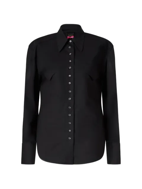 PINKO rear-tie-fastening shirt