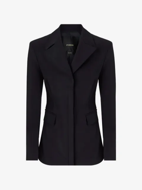 PINKO blazer con solapas de muesca