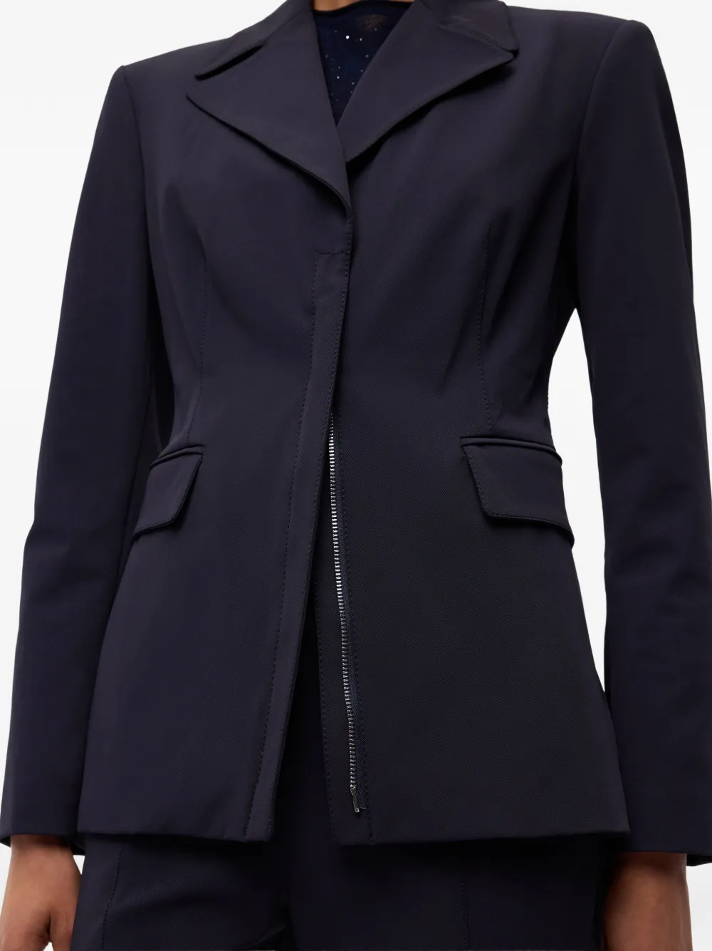 PINKO Blazer met enkele rij knopen Zwart