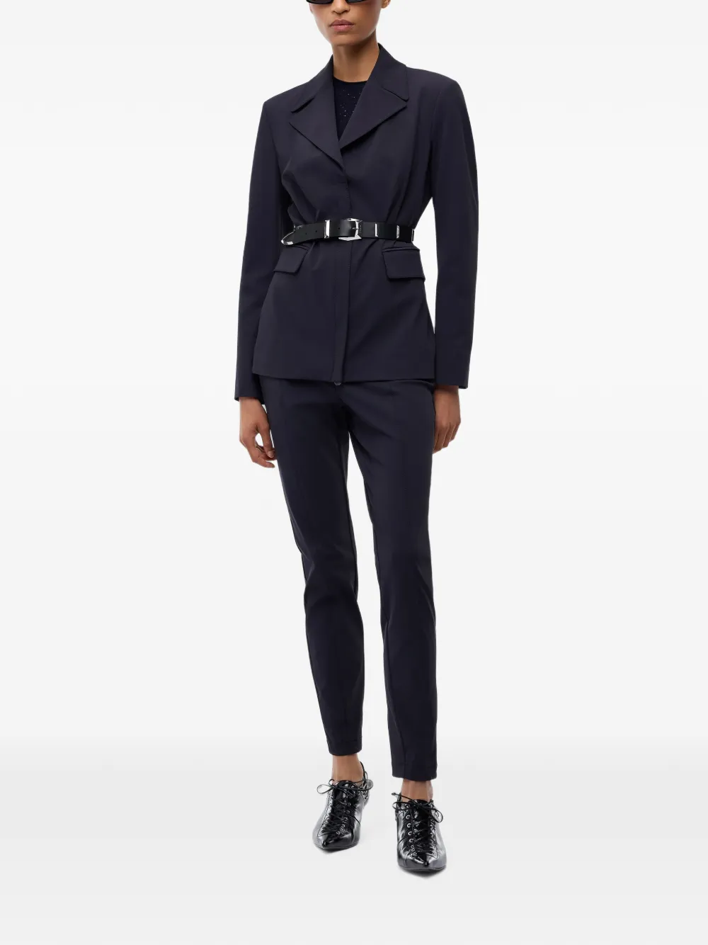 PINKO Blazer met enkele rij knopen Zwart