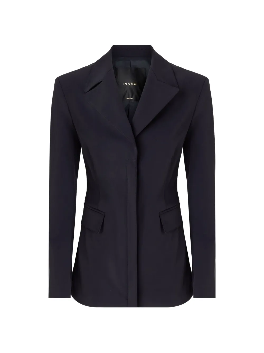 PINKO Blazer monopetto con revers a lancia - Nero